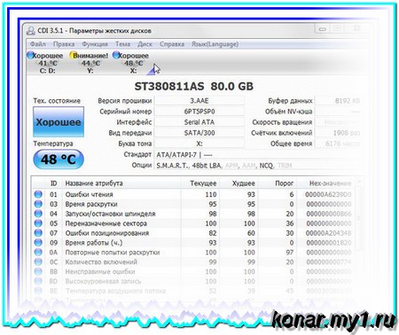 CrystalDiskInfo Portable 3.5.1